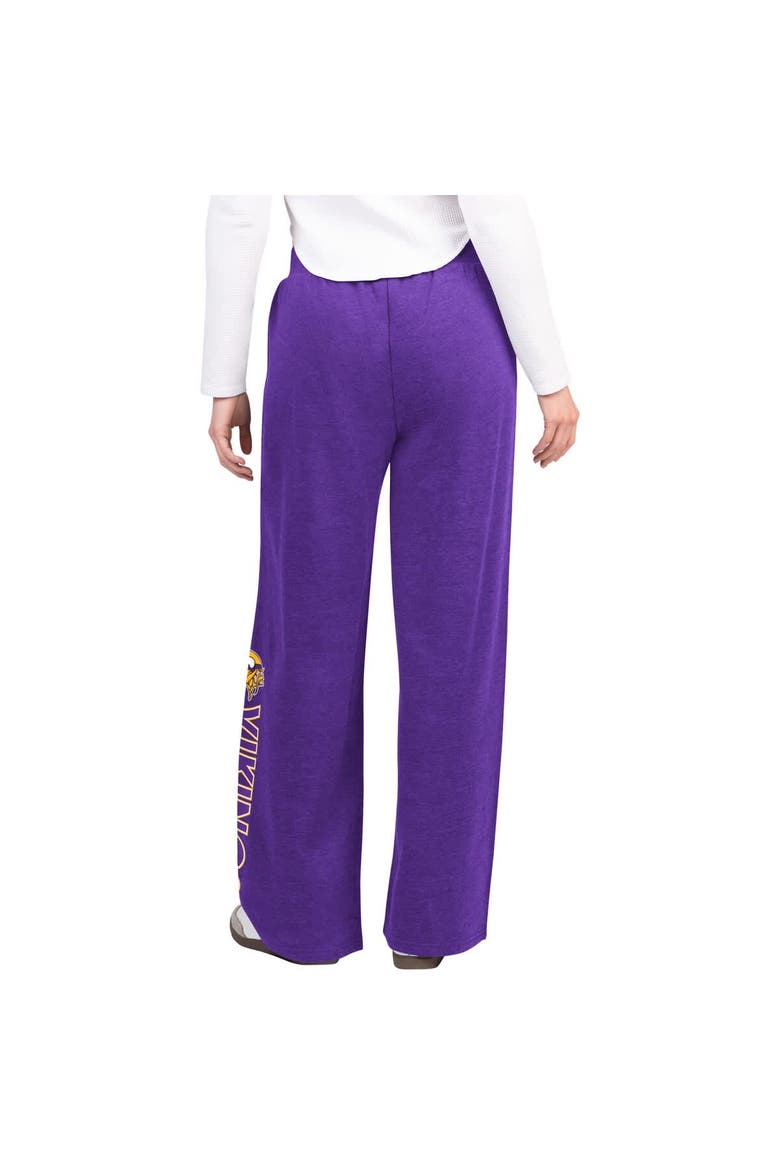 Women's G-III 4Her by Carl Banks Purple Minnesota Vikings Field Wide Leg Sweatpants, Alternate, color, Purple