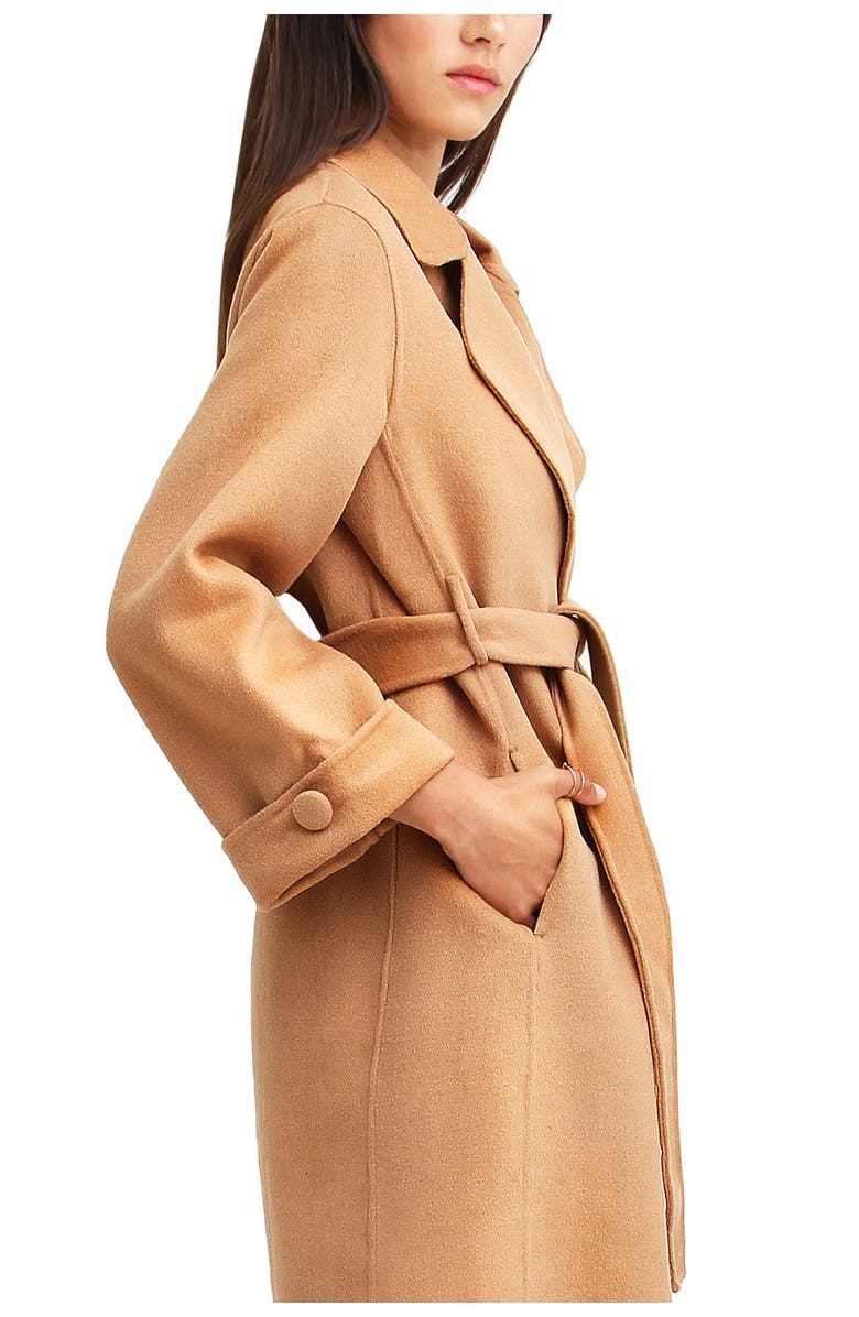 Belle & Bloom Stay Wild Oversized Wool Coat, Alternate, color, Camel
