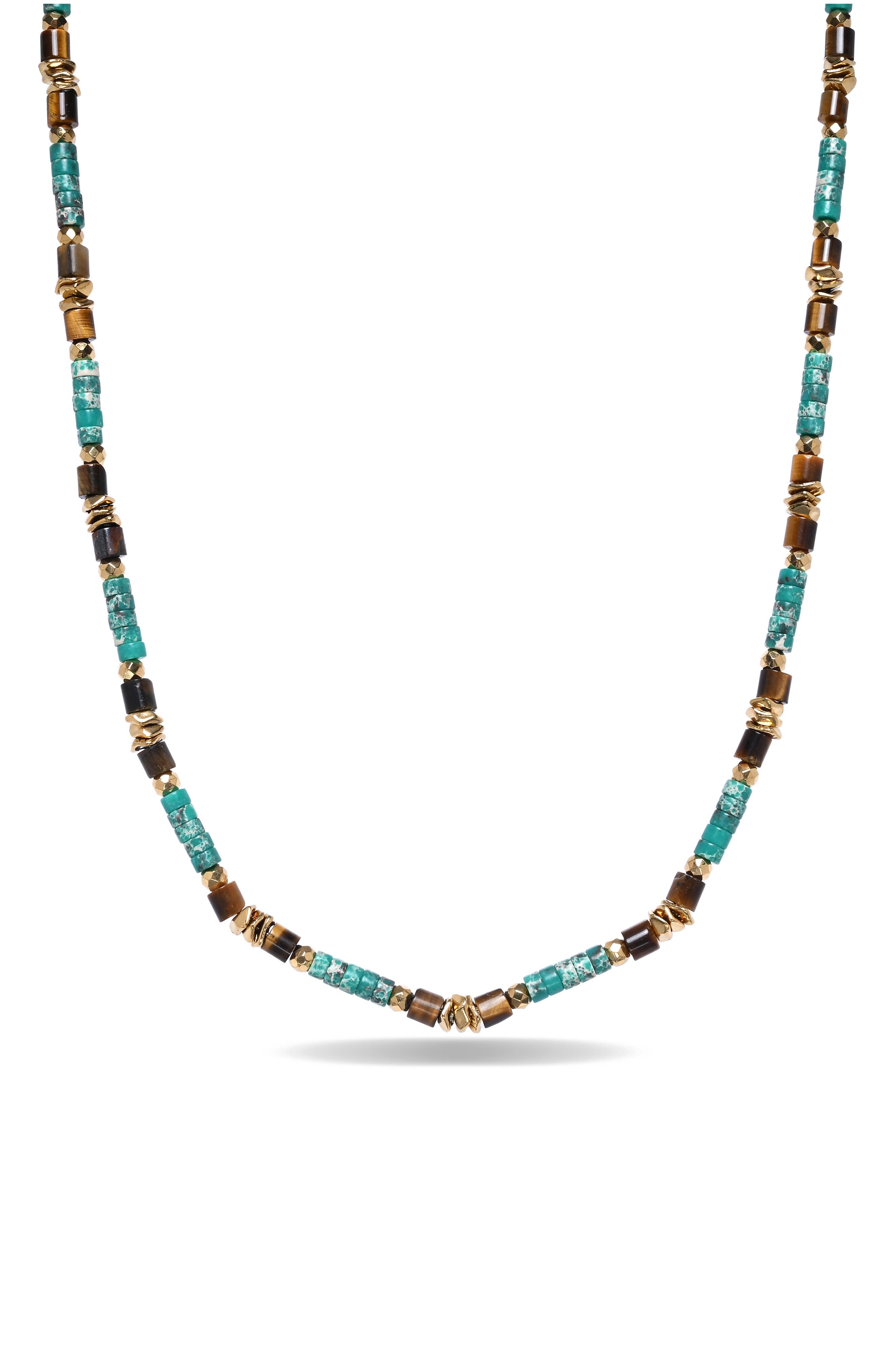 EYE CANDY LOS ANGELES Men's Landon Stone Beaded Necklace
