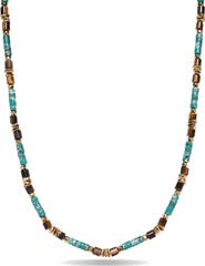 EYE CANDY LOS ANGELES Men's Landon Stone Beaded Necklace