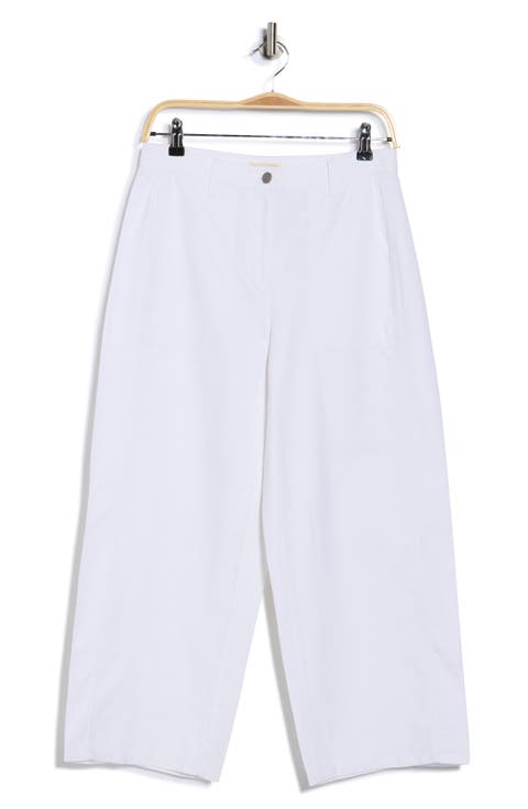 Crop Hemp Wide Leg Pants