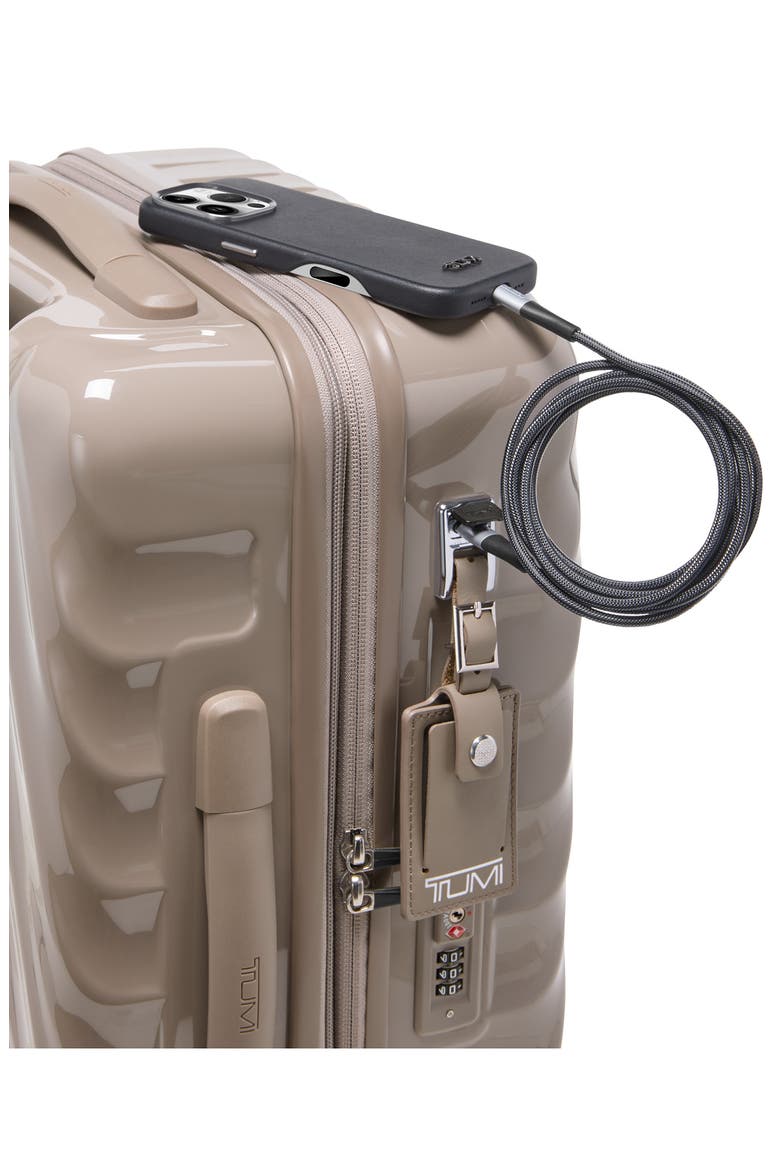 19 Degree 22-Inch International Spinner 4 Wheel Carry-On Bag, Alternate, color, MOON ROCK