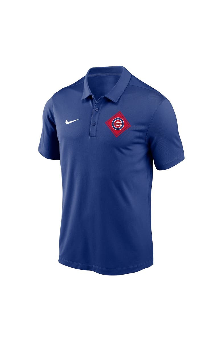 Nike Men's Nike Royal Chicago Cubs Diamond Icon Franchise Performance Polo, Alternate, color, 