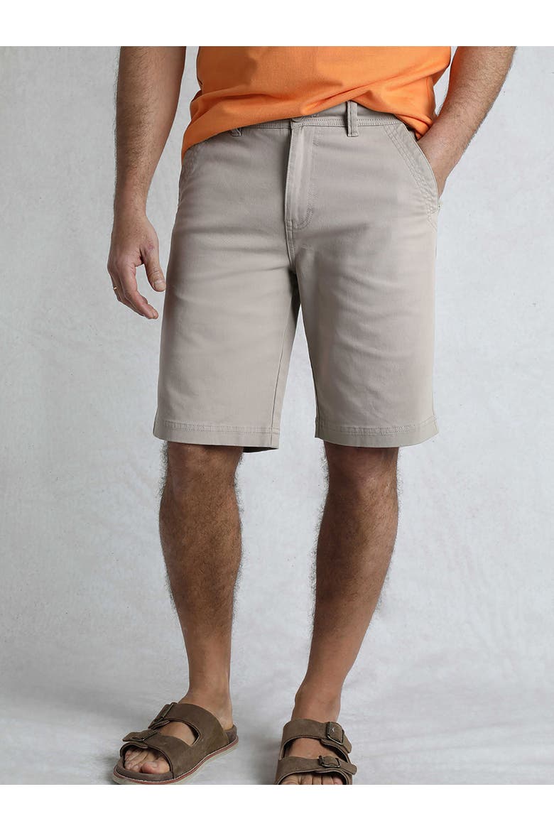 Rayburn Flat Front Shorts, Main, color, Flint Stone