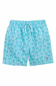 Original Penguin Kids' Print Swim Shorts