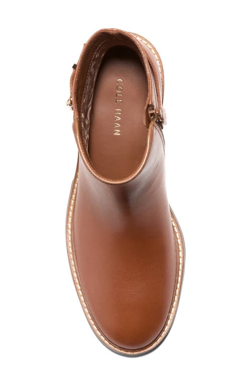 Cole Haan Silvana Buckle Bootie In Brown