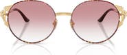 Versace 54mm Round Sunglasses