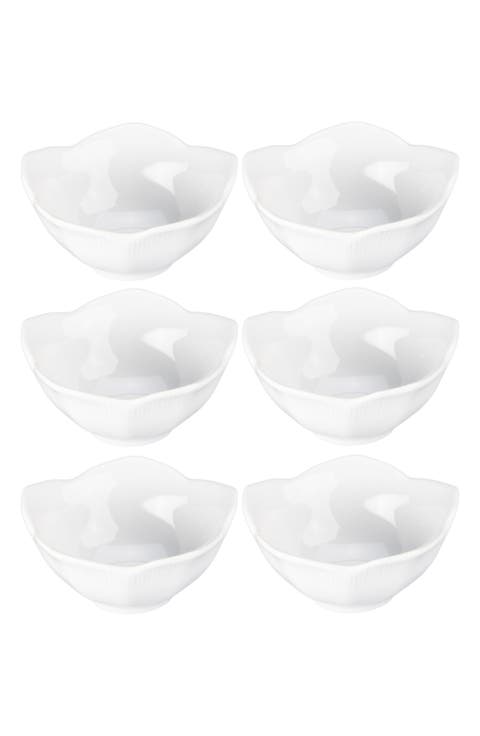 Set of 6 Lotus Bowls