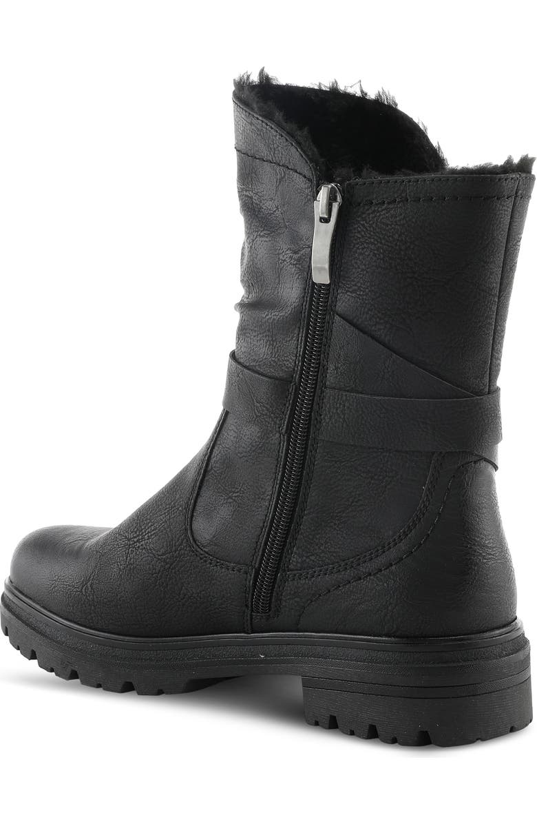 Spring Step Francala Water Resistant Faux Fur Bootie, Alternate, color,