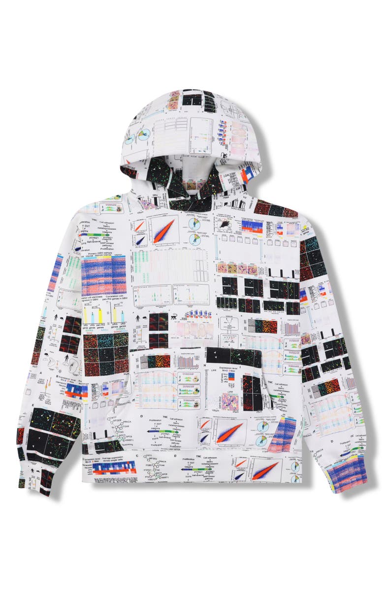 PLEASURES Textbook Cotton Blend Hoodie, Alternate, color, Multi