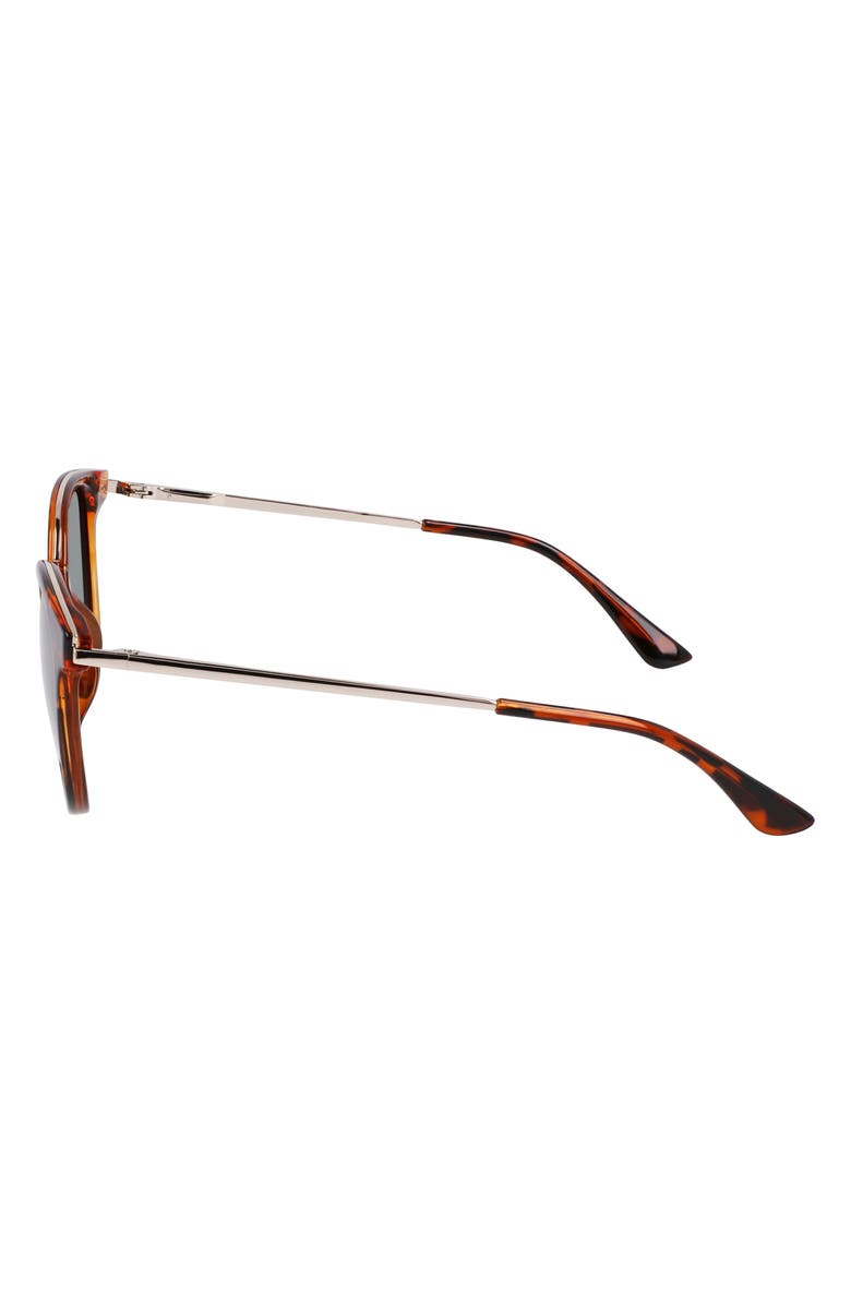 Cole Haan 48mm Oval Sunglasses, Alternate, color, Tortoise