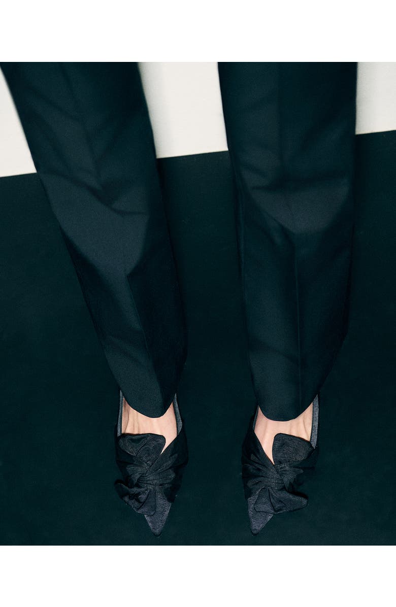 MANGO Slingback Pointed Toe Kitten Heel Pump, Alternate, color,