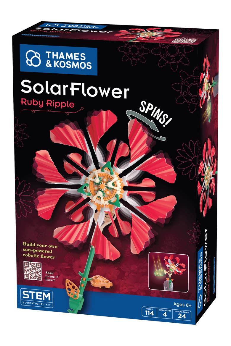 SolarFlower - Ruby Ripple, Alternate, color, MULTI