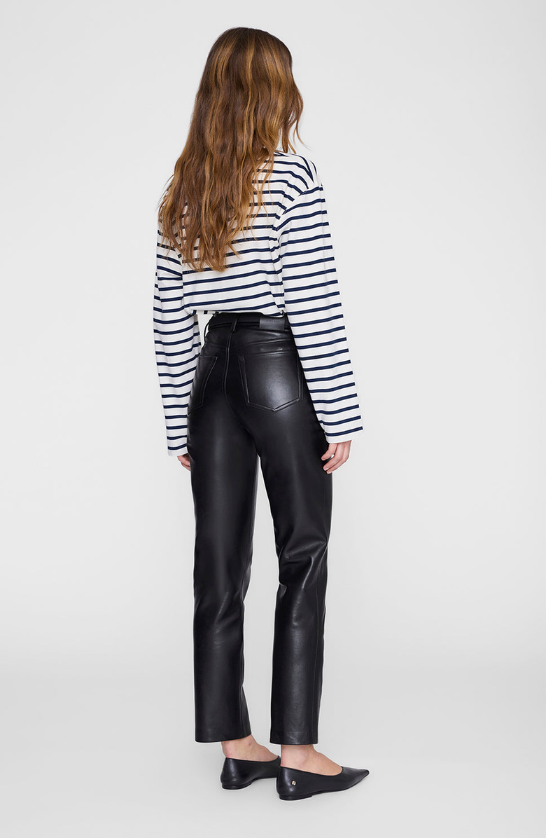 ANINE BING Newton Tee, Alternate, color, Navy Stripe