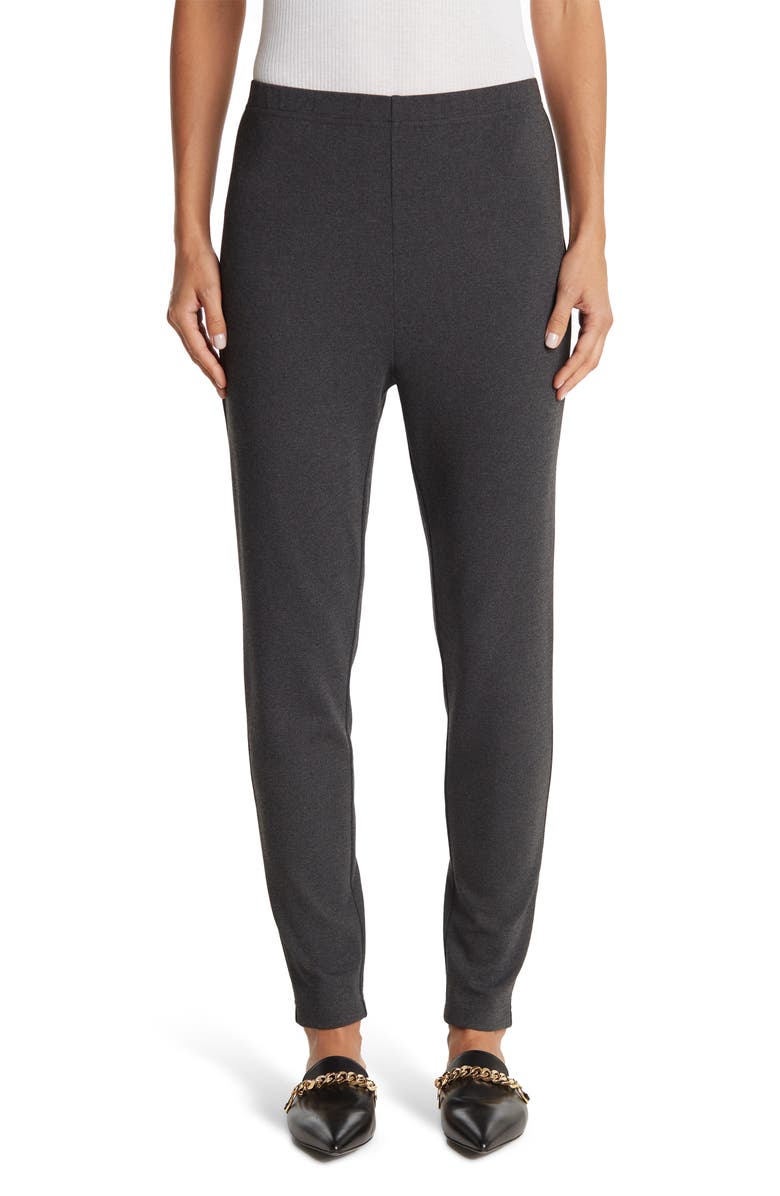 St. John Collection Melange Ponte Di Roma Pants, Main, color, 