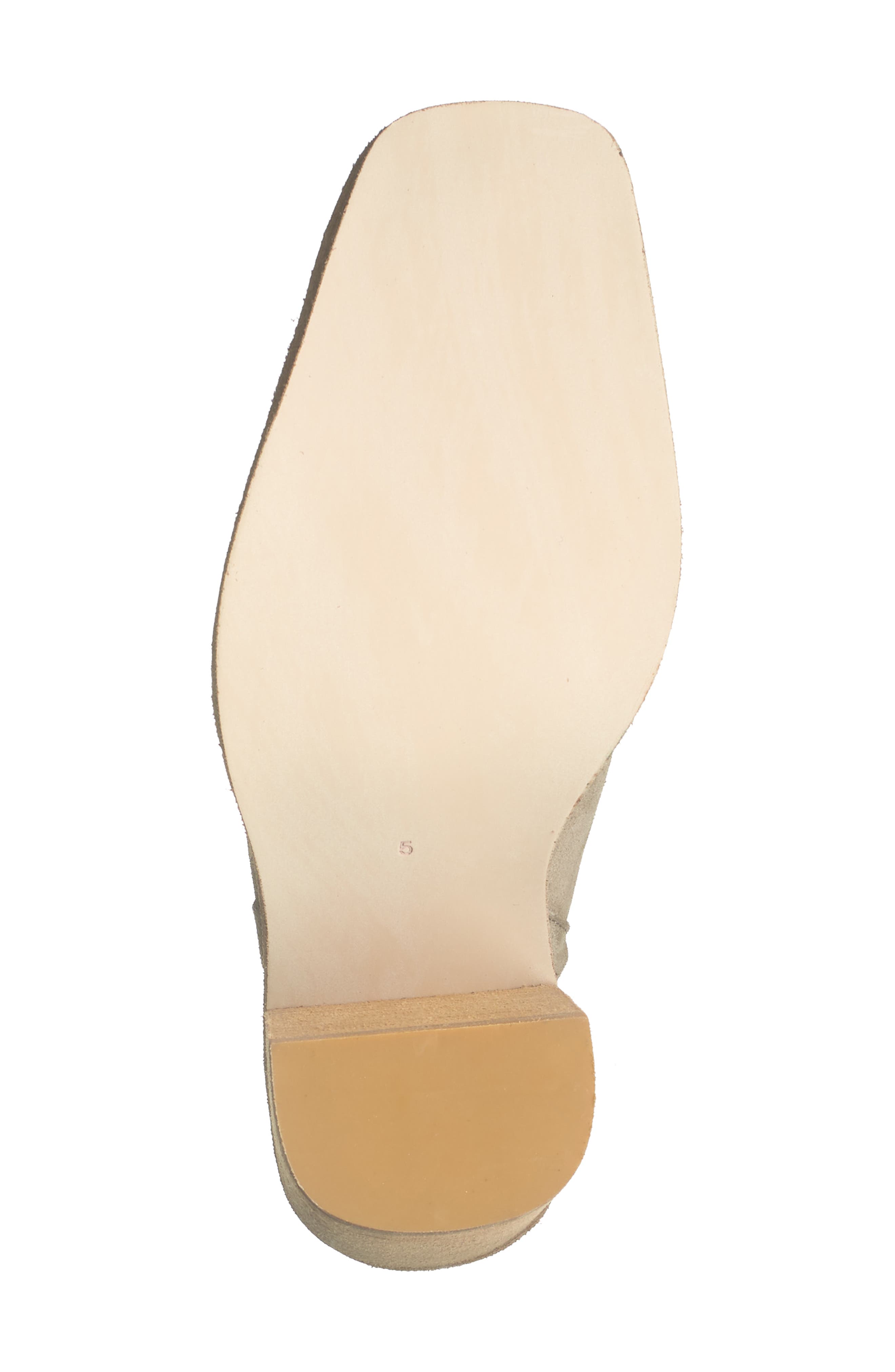 Leather Block Heel Ankle Western Boot, Alternate, color, TAUPE SUEDE