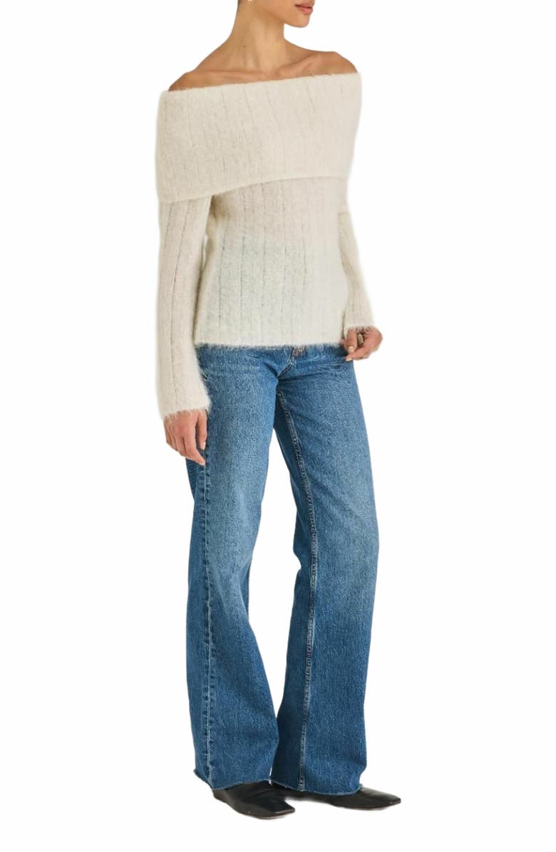 Rebecca Taylor Miro Sweater, Alternate, color, Eggshell