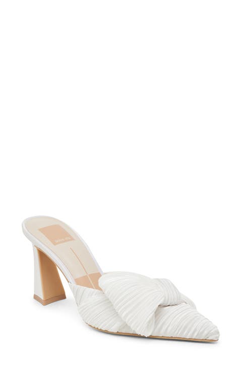 Nerina Metallic Ribbon Mule Pump (Women)