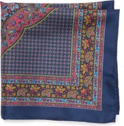 Robert Graham Paisley Floral Pocket Square