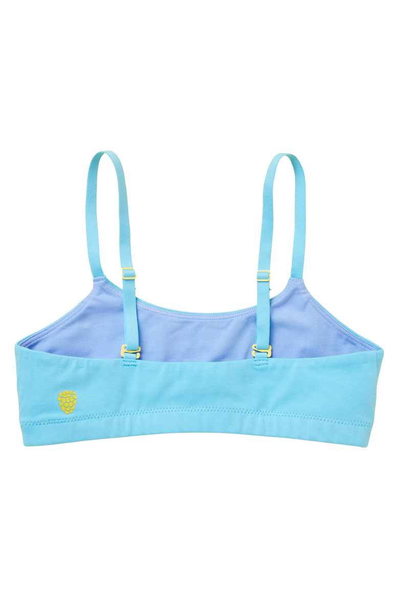 Pipit Pima Cotton Bra, Alternate, color, Blue Wave