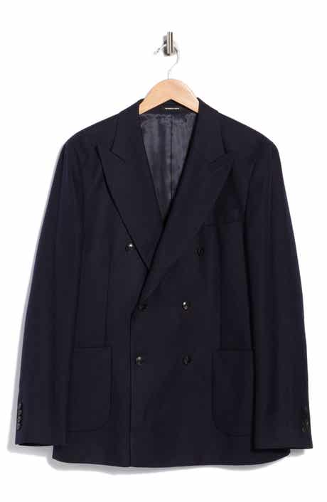 Oasis Double Breasted Wool Blend Sport Coat