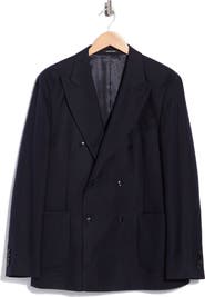 Reiss Oasis Double Breasted Wool Blend Sport Coat