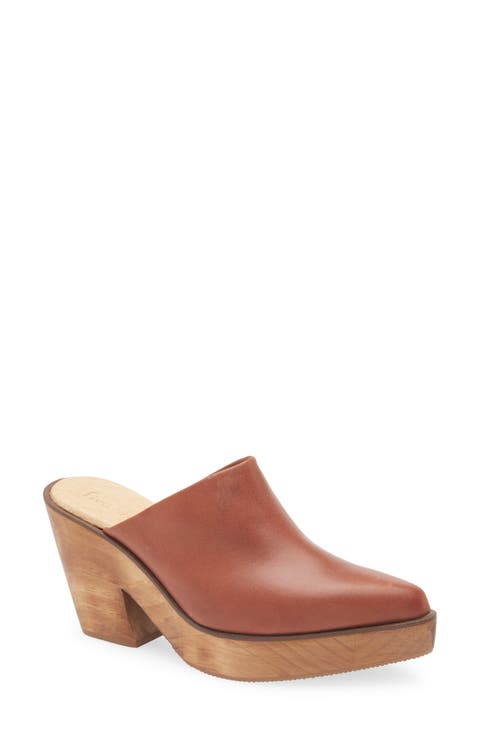 Pointed Toe Platform Mule (Women)