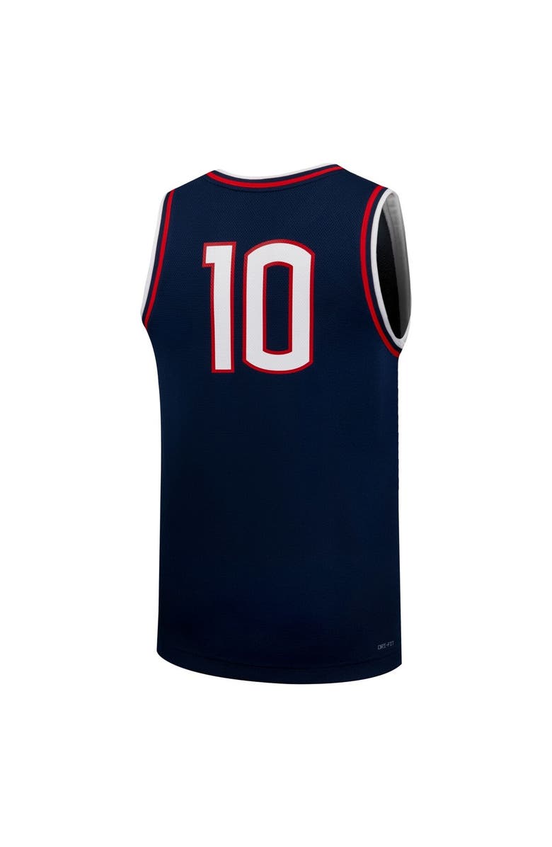 Nike Unisex Nike #10 Navy UConn Huskies Replica Basketball Jersey, Alternate, color, Navy