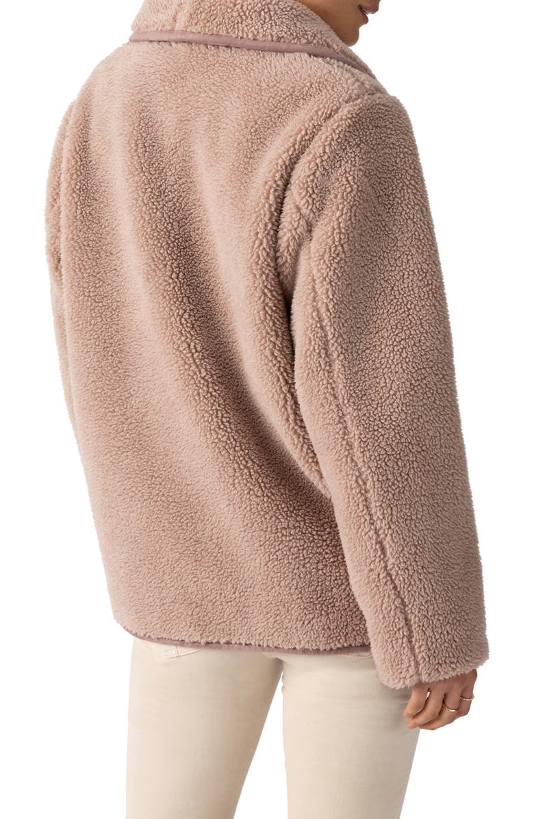 Sanctuary Holly High Pile Fleece Jacket, Alternate, color, 