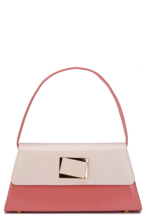 Patent Faux Leather Handbag