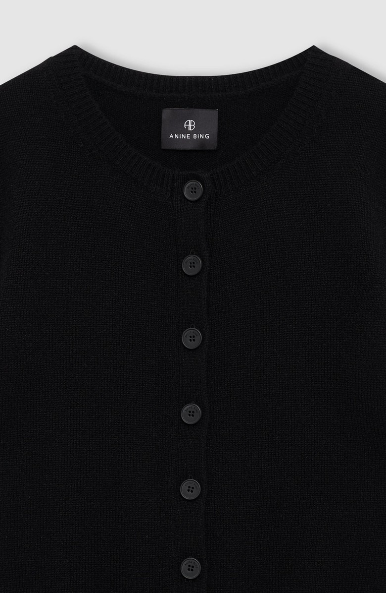 ANINE BING Gracie Cardigan, Alternate, color, Black