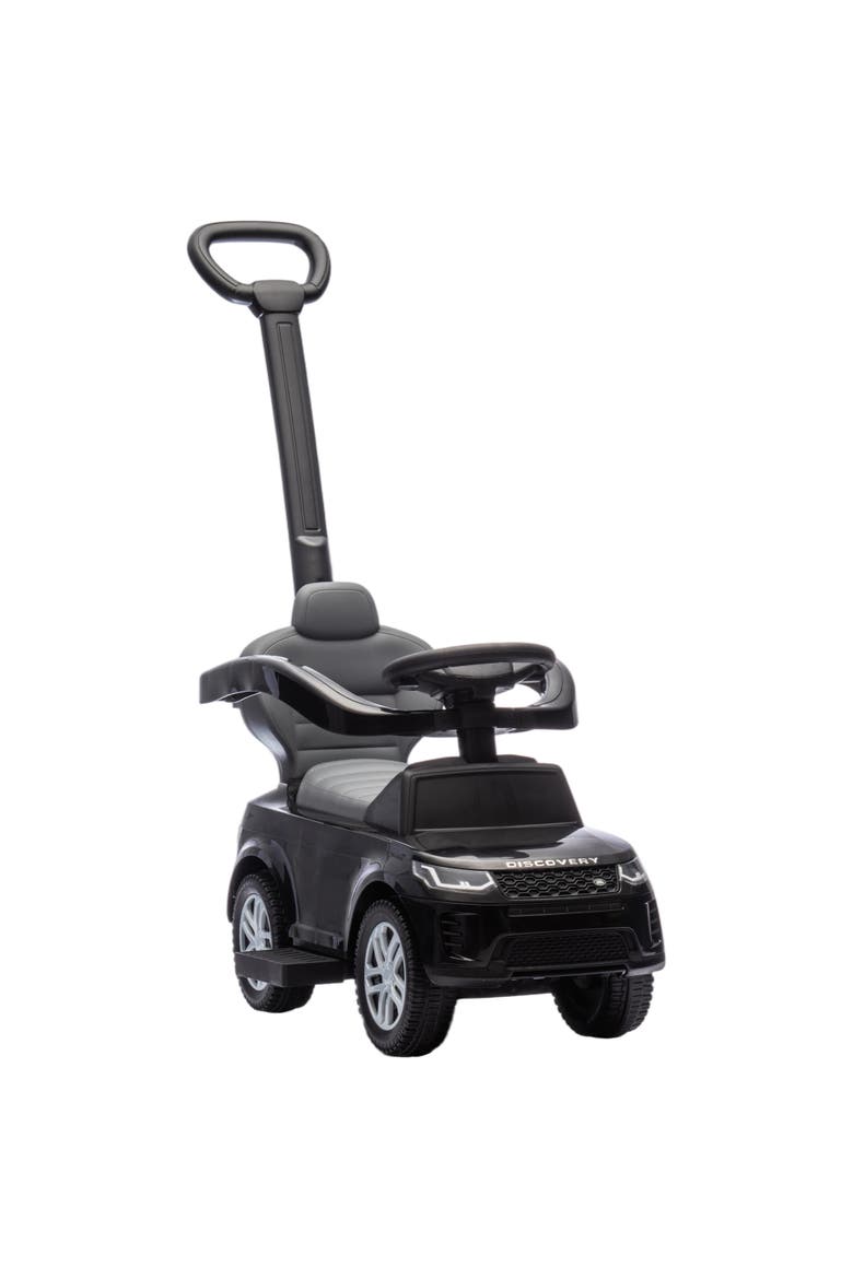 Licensed Land Rover Discovery 2-in-1 Push Ride On Car, Main, color, Black
