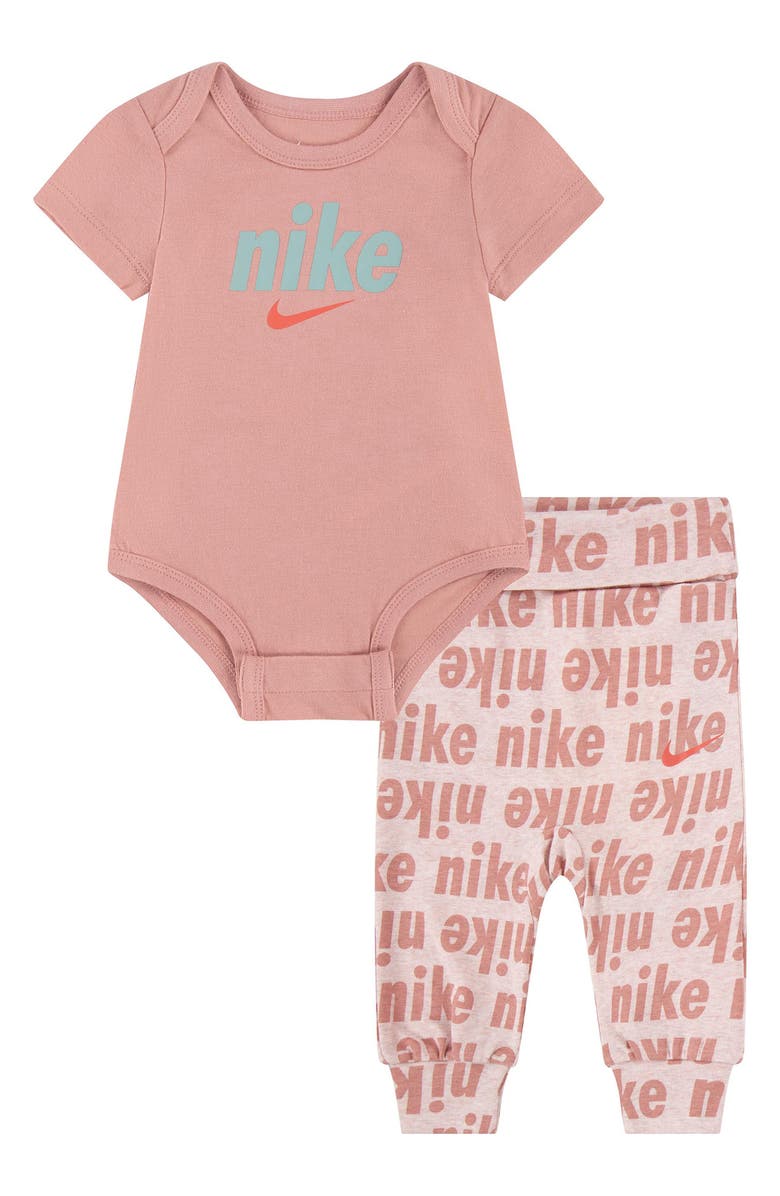 Nike Bodysuit & Joggers Set, Main, color, 