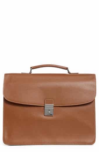 Longchamp Le Foulonne Leather Briefcase