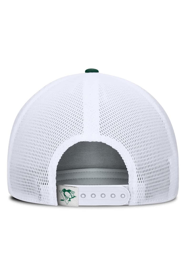 Men's Fanatics Green/White Pittsburgh Penguins Bermuda A-Frame Adjustable Hat, Alternate, color, Green