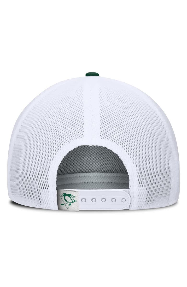 FANATICS Men's Fanatics Green/White Pittsburgh Penguins Bermuda A-Frame Adjustable Hat, Alternate, color, Green