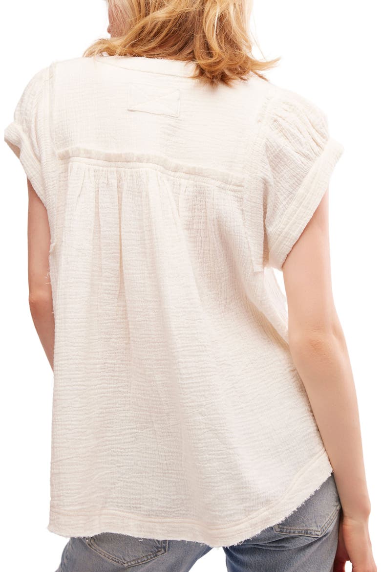 Horizons Double Cloth Top, Alternate, color, OPTIC WHITE