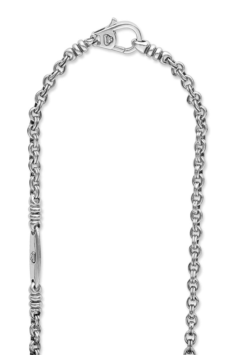 LAGOS Men's Anthem Bull Pendant Necklace, Alternate, color, Turquoise