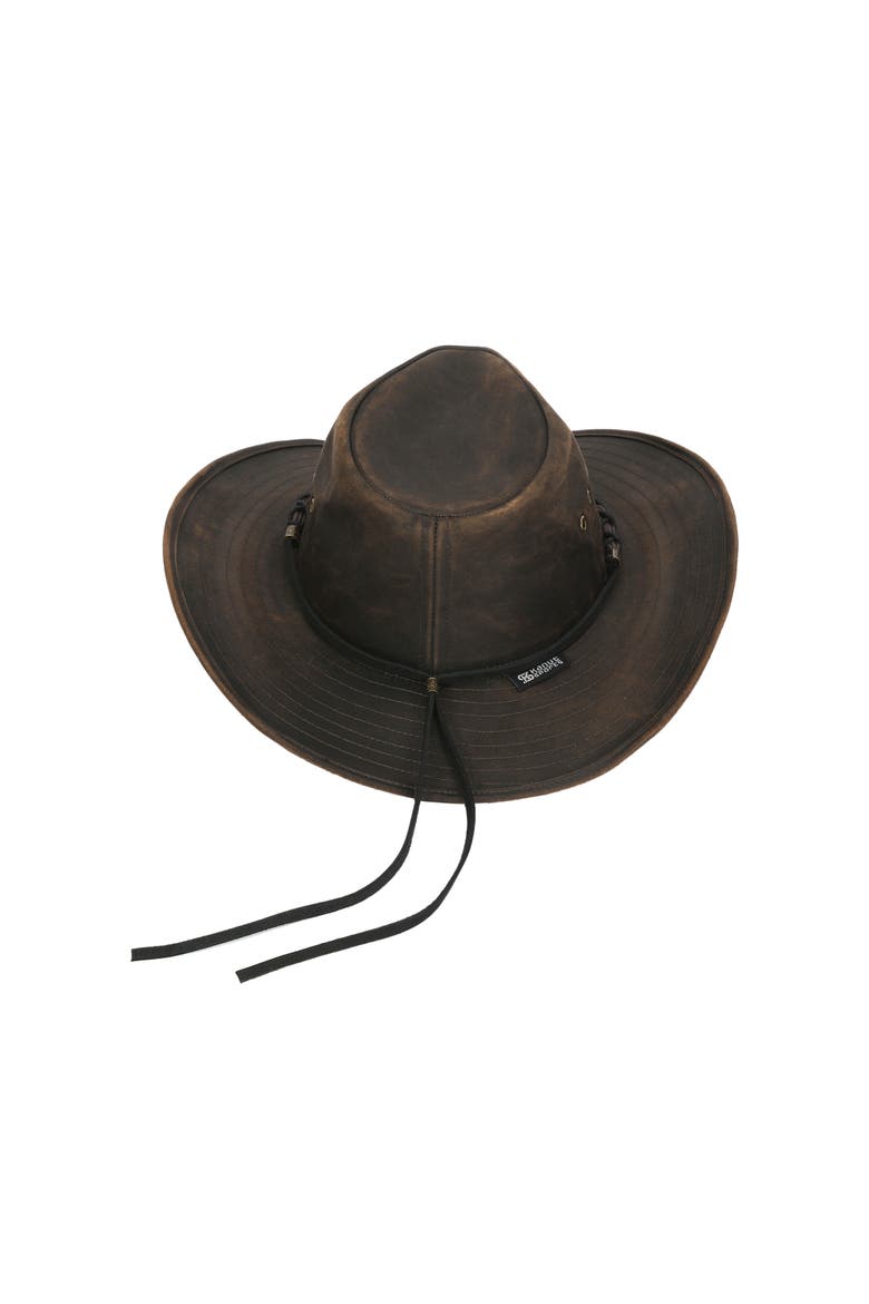 Burneau Men's  Rugged Brim Hat, Alternate, color, Brown