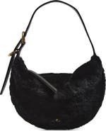 rag & bone Mercer Small Genuine Shearling Hobo