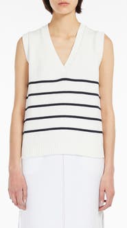 MM by Max Mara Scafati Stripe Sweater Vest