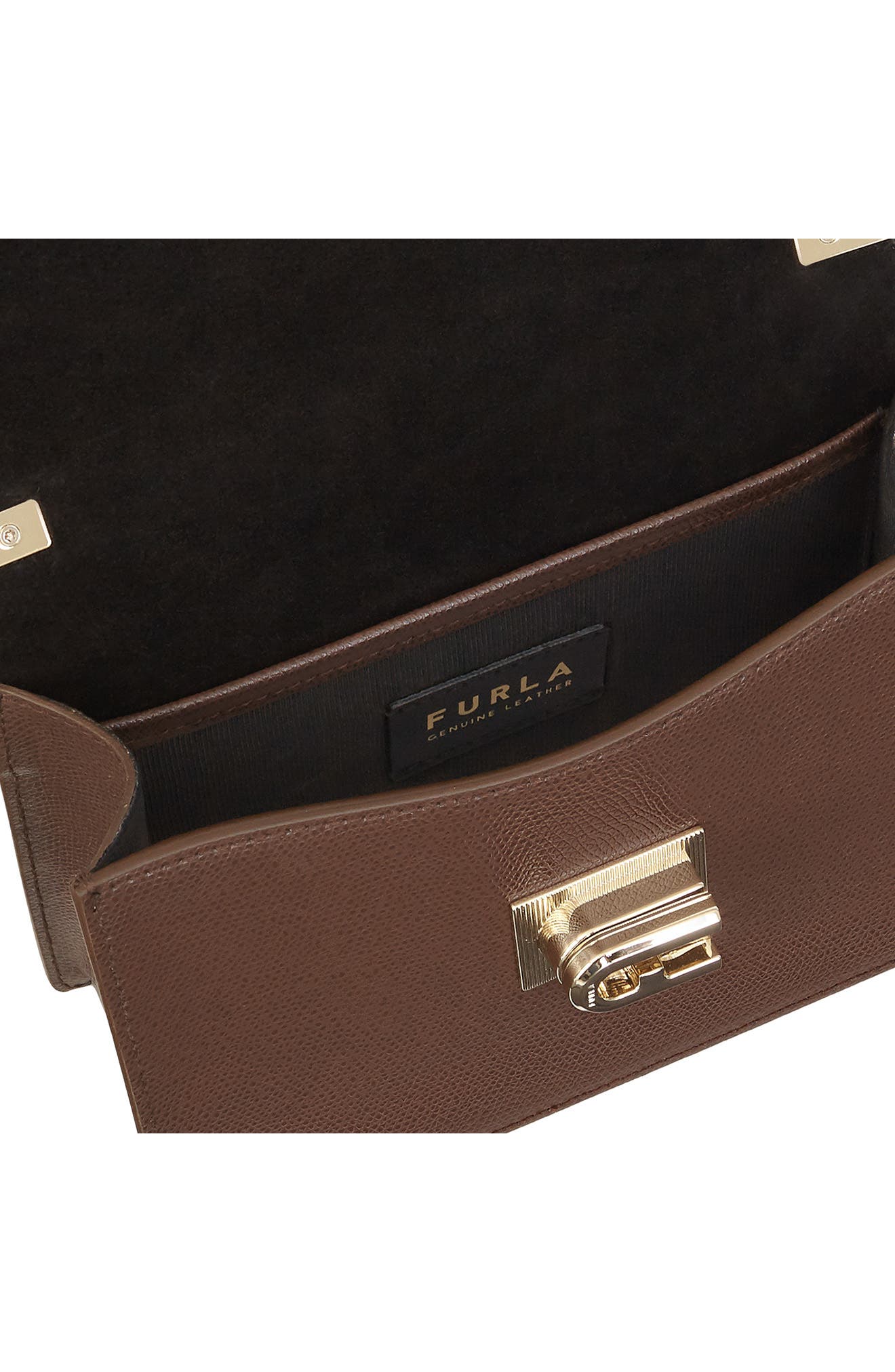 1927 Mini Leather Crossbody Bag, Alternate, color, CAFFE