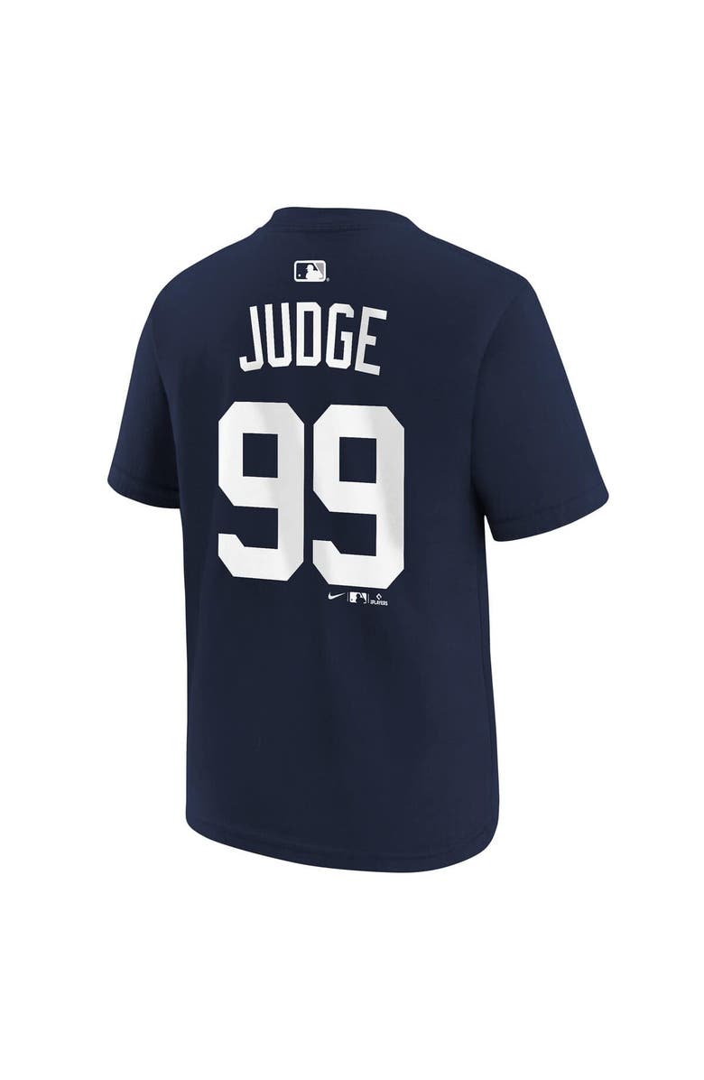 Nike Youth Nike Aaron Judge Navy New York Yankees Name & Number T-Shirt, Alternate, color, Navy
