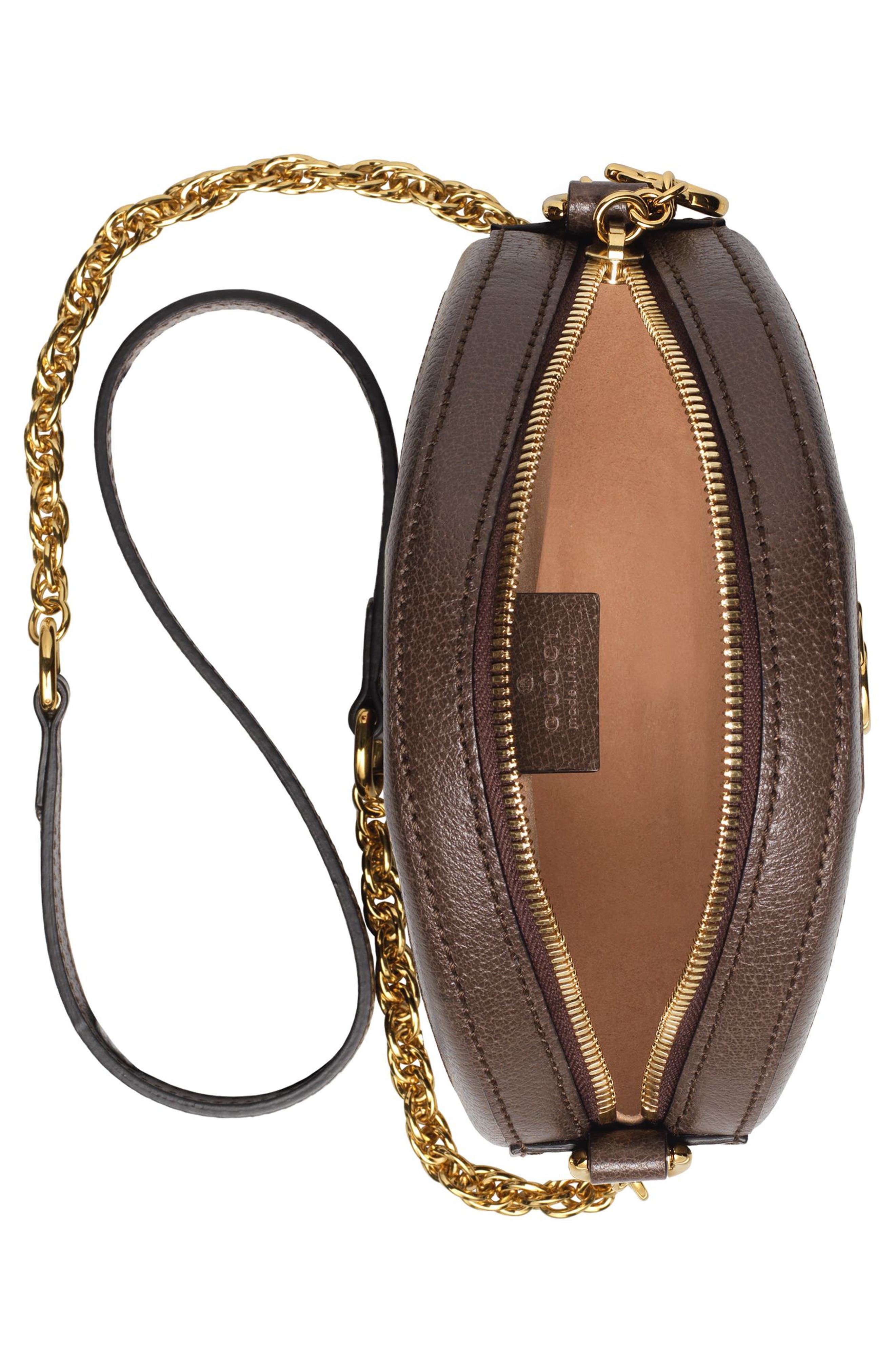 Gucci GG Supreme Canvas Circle Crossbody Bag, Alternate, color, 