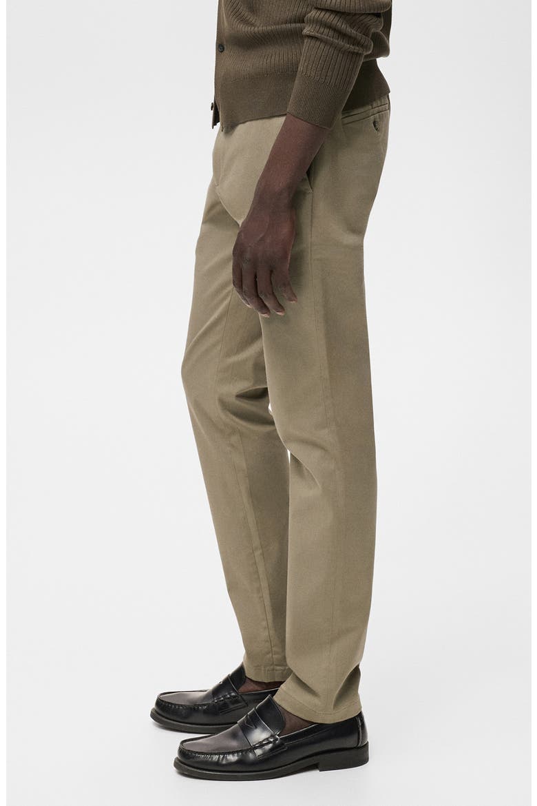 Barna Slim Fit Stretch Twill Chino Pants, Alternate, color, MINK GREY