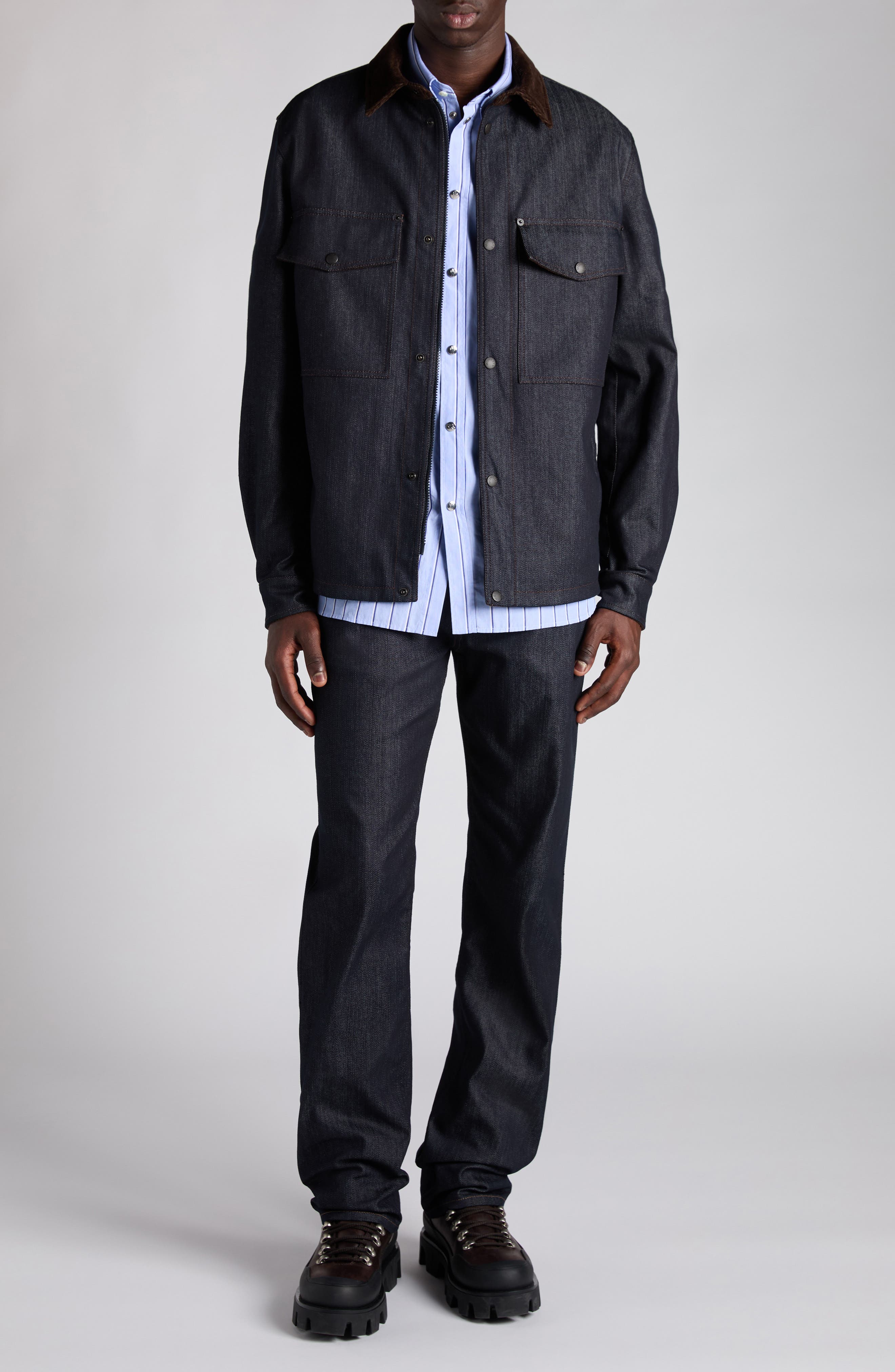 Denim Shirt Jacket - image 2