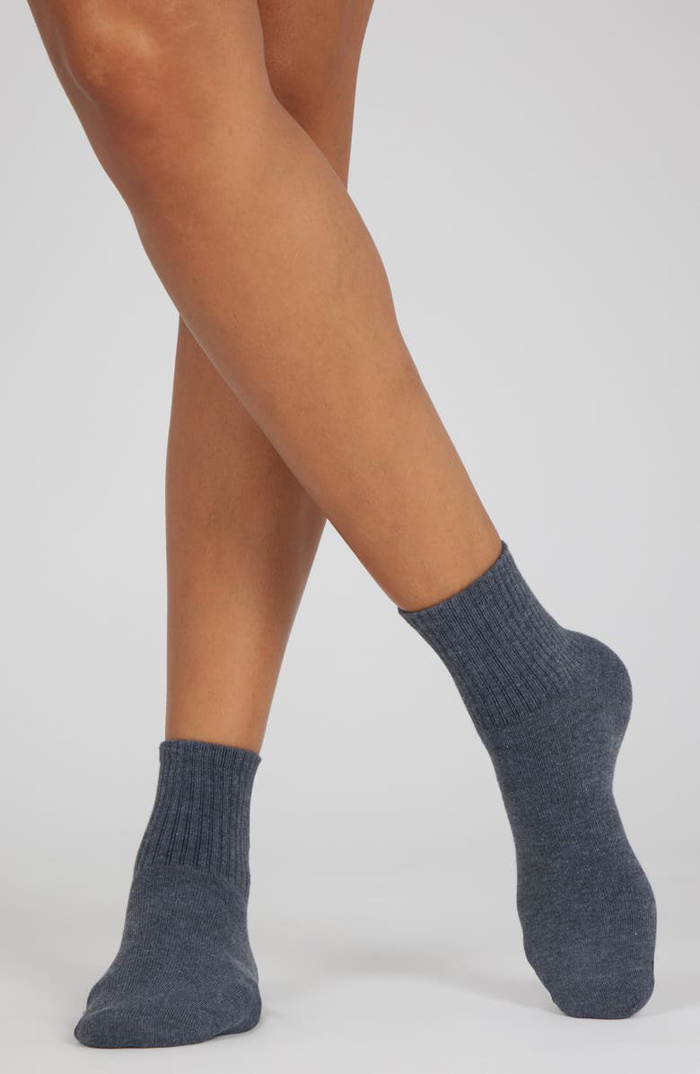 YOGALICIOUS 6-Pack Half Crew Socks, Alternate, color,