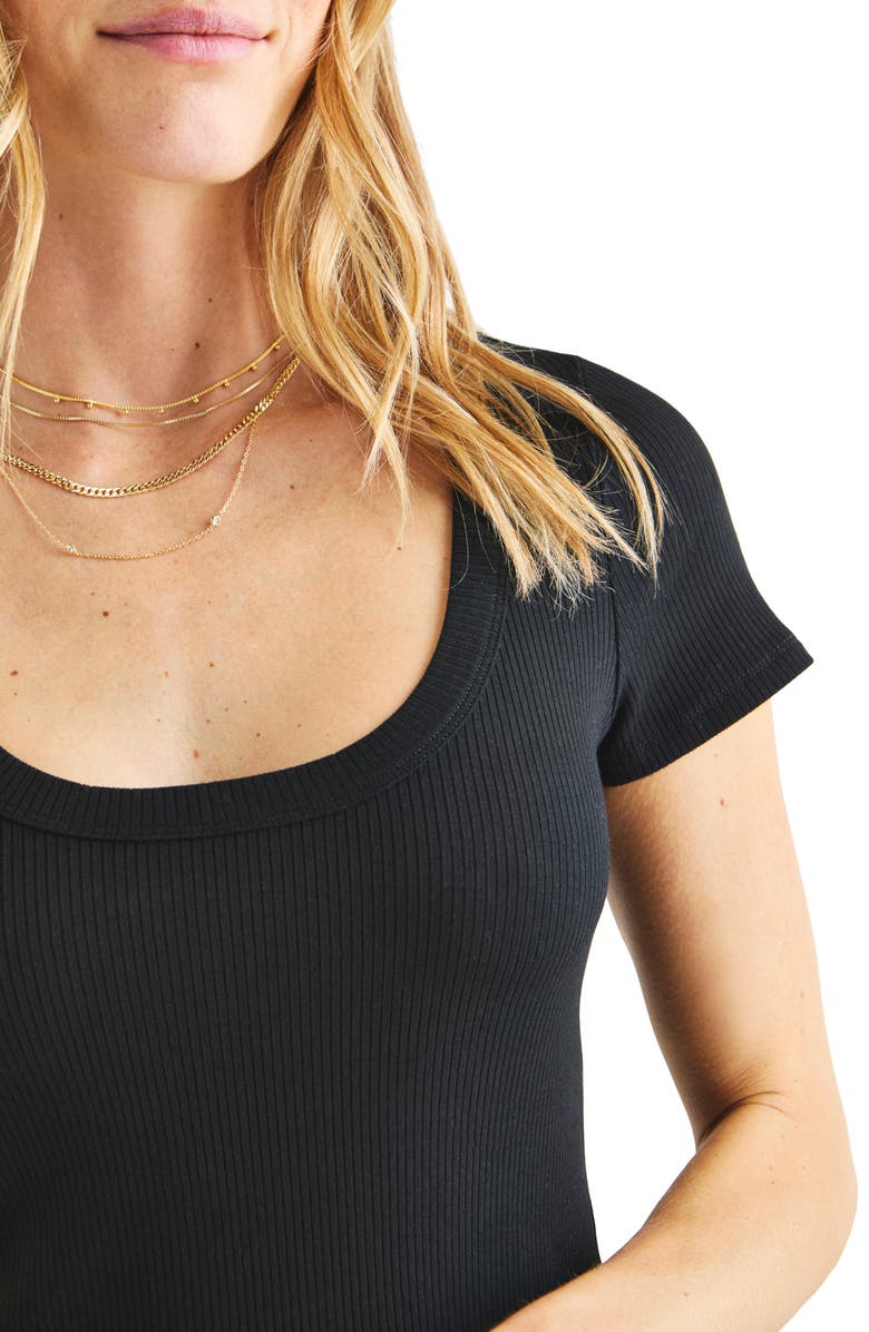 Splendid Iva Rib Midi Dress, Alternate, color, 