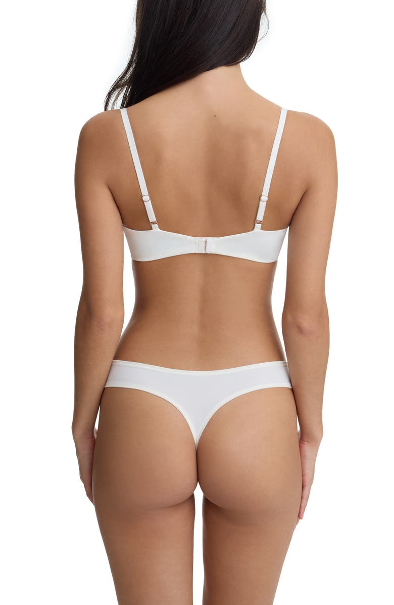 Skarlett Blue Minx Thong, Alternate, color, Whipped Cream/ Lilac Pink