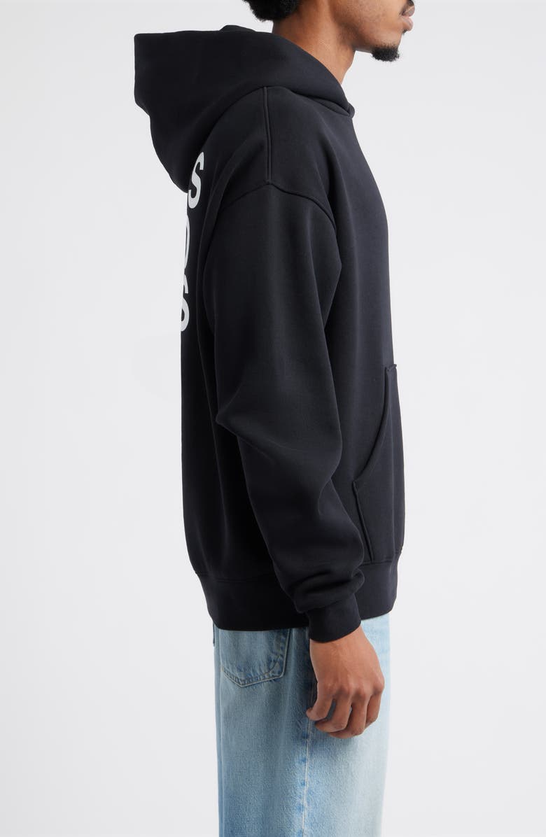 SANTO STUDIO Bulldog Hug Graphic Hoodie, Alternate, color, Black